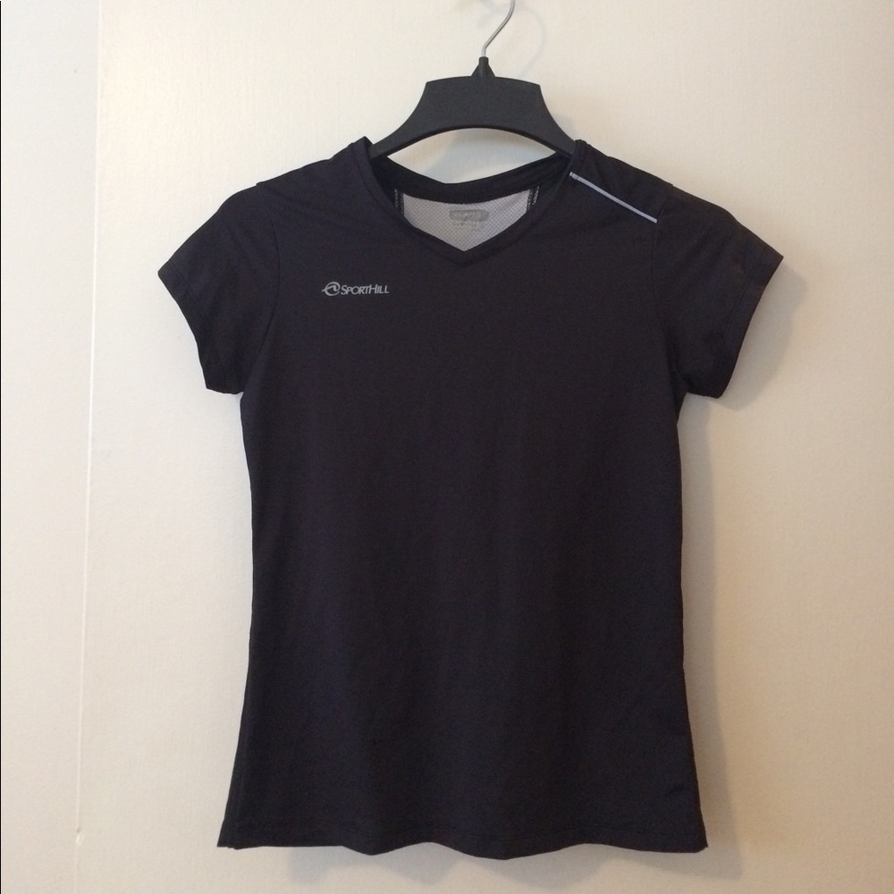 Sport Hill running tee with mesh back, sz S, VGUC